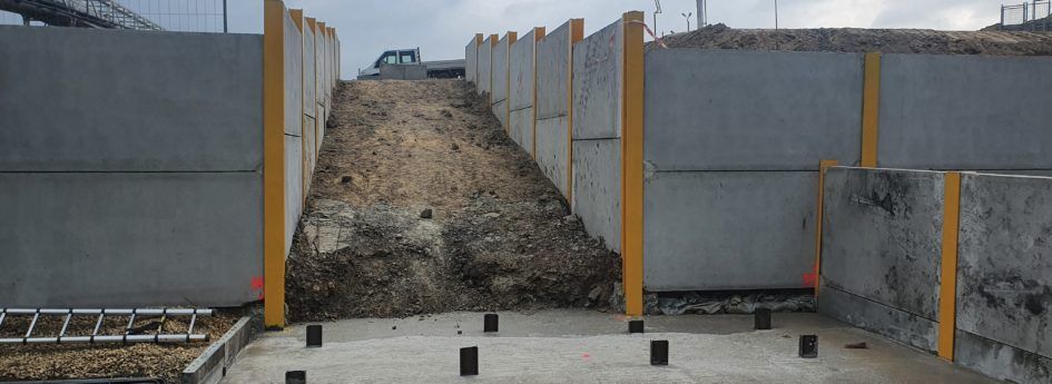Wzmocnienie gruntu po wykonaniu betonu niekonstrukcyjnego.